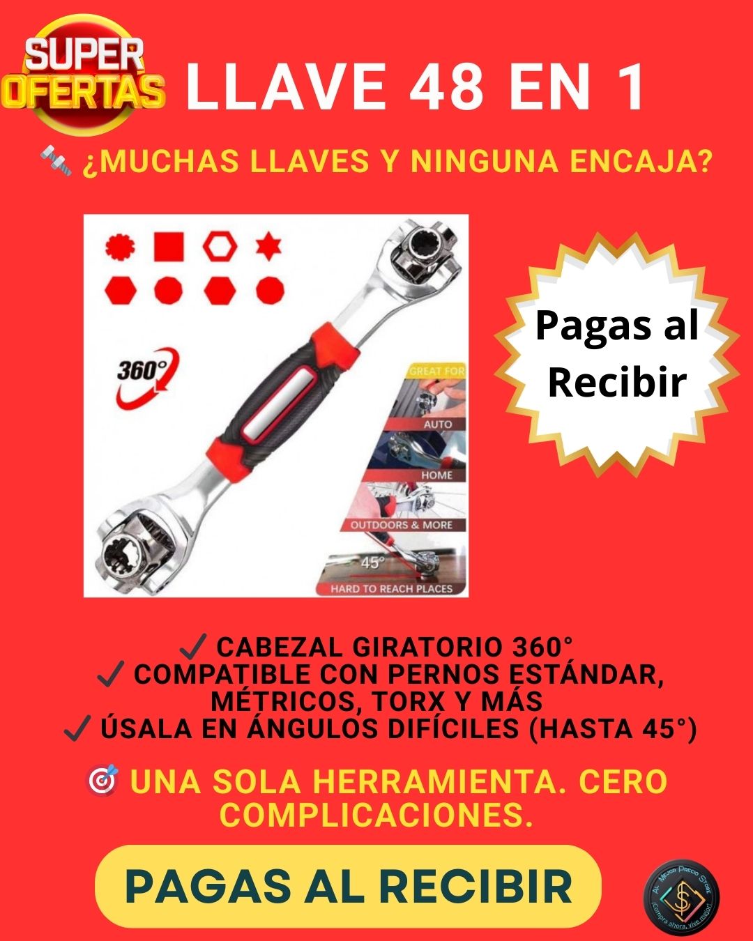 LLAVE UNIVERSAL 48 EN 1