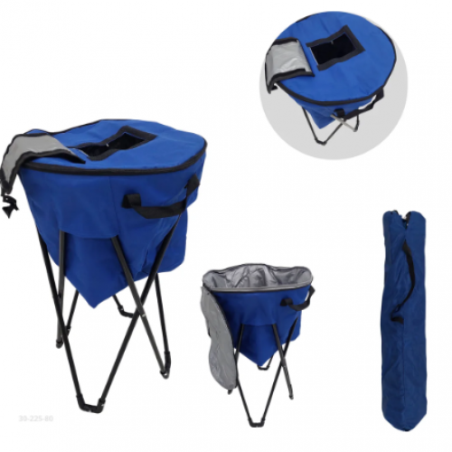 Nevera Portátil Plegable con Soporte Premium – ¡Bebidas Frías Donde Sea!