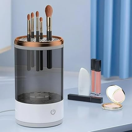 Máquina limpiadora de brochas de maquillaje