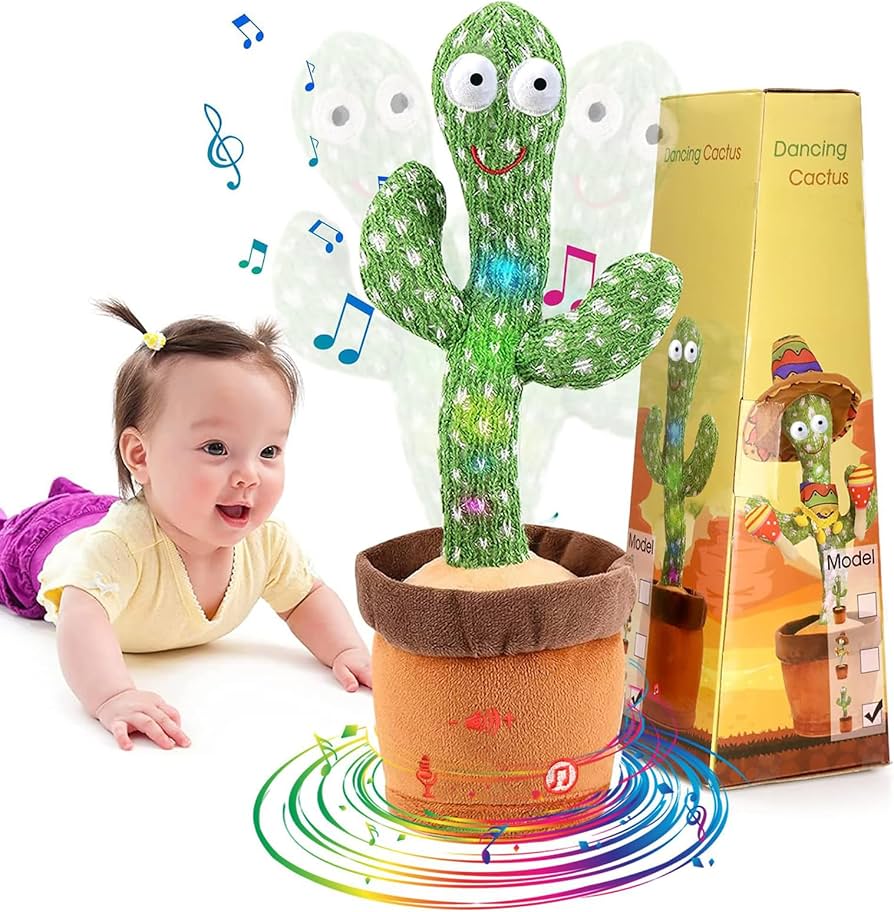 🌵 Cactus Bailarín Interactivo que Habla y Canta 🌵
