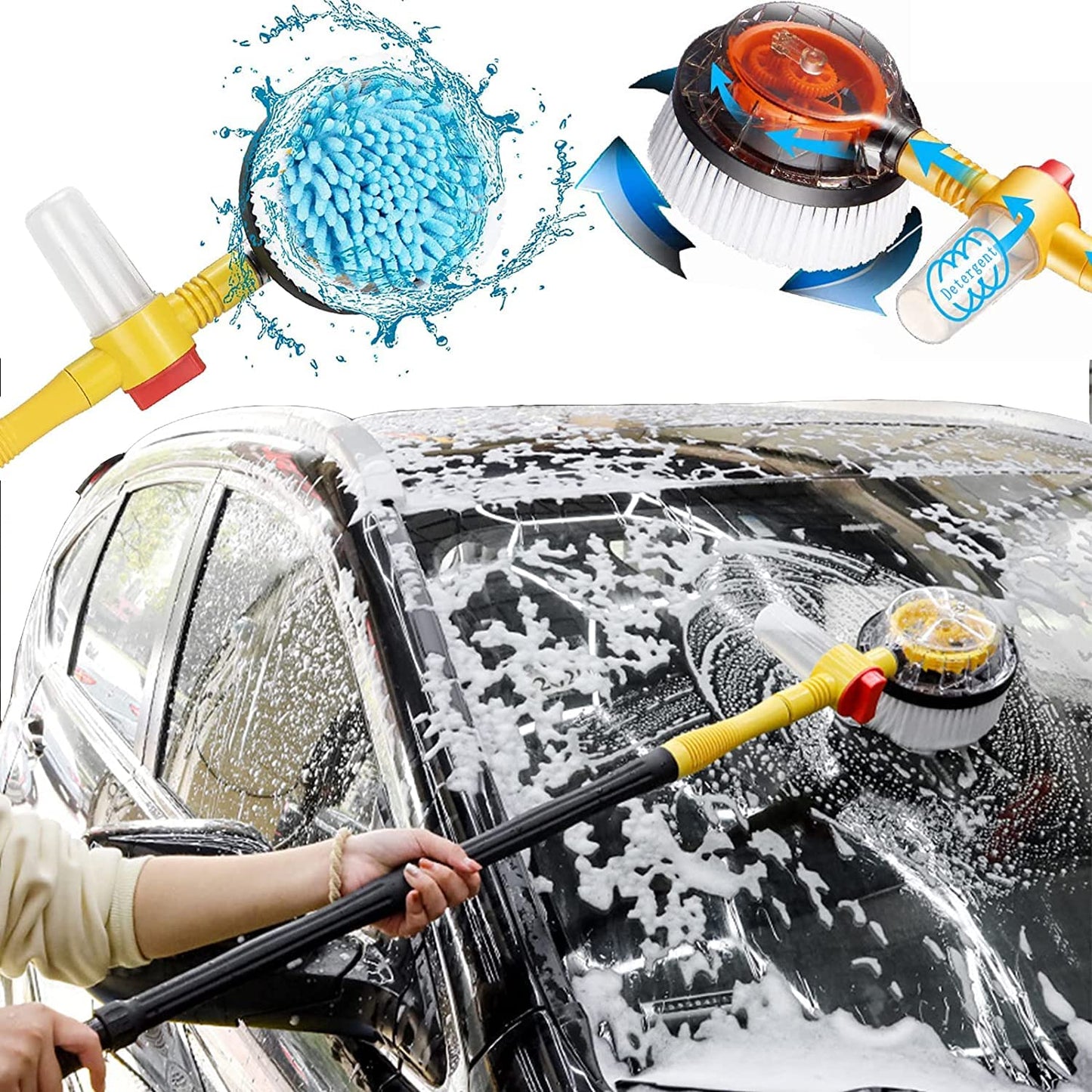 CEPILLO GIRATORIO PARA LAVADO DE VEHICULO