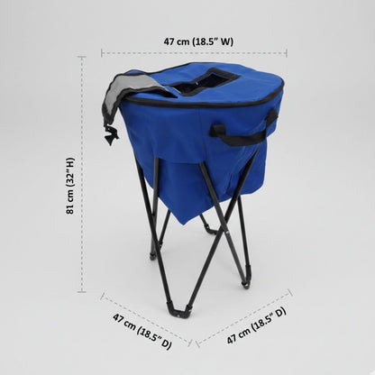 Nevera Portátil Plegable con Soporte Premium – ¡Bebidas Frías Donde Sea!
