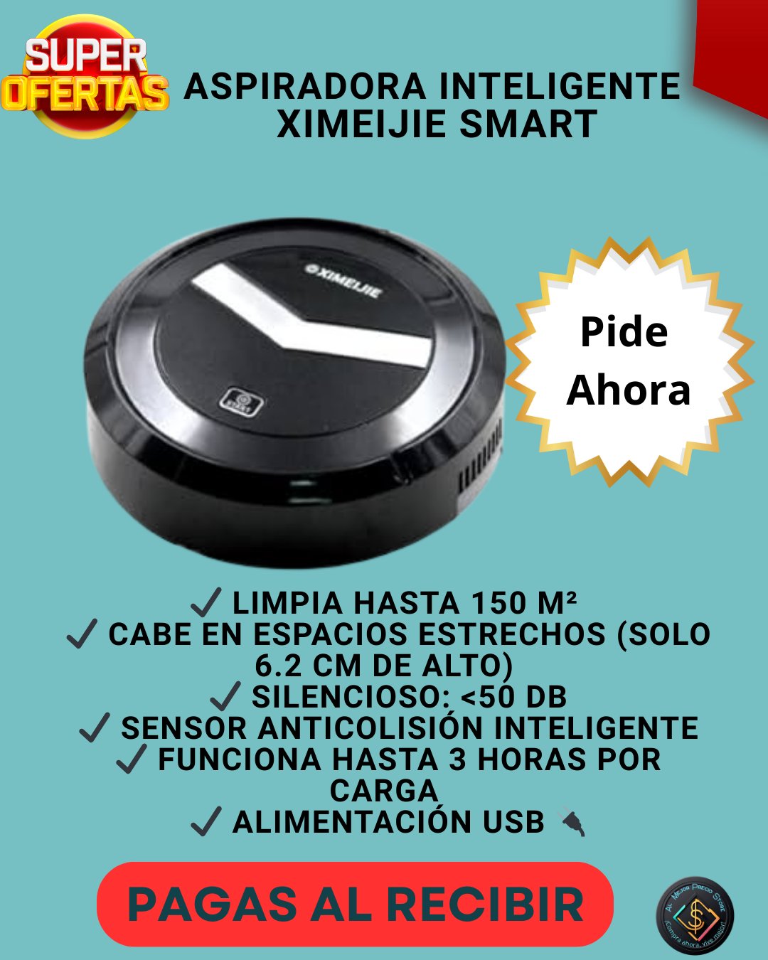 ASPIRADORA INTELIGENTE XIMEIJIE SMART