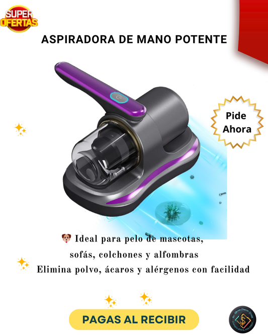 Aspiradora UV anti-acaros para Muebles y Colchones