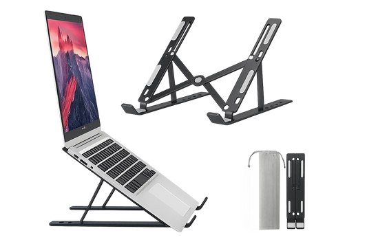 📌 Soporte Ajustable para Laptop – Ergonómico y Portátil 💻✨