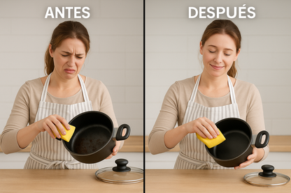 SET DE OLLAS Y JUEGO DE UTENCILIOS DE COCINA 13PZ