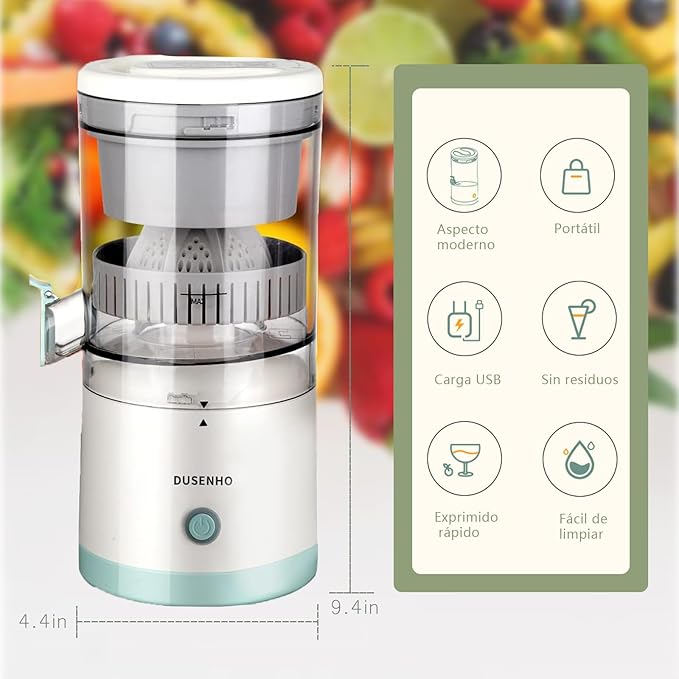 EXPRIMIDOR DE JUGO RECARGABLE